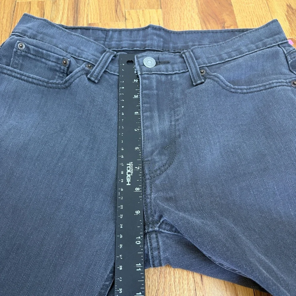 Levi's 541 Jeans Mens 30x30 Gray Athletic Taper Stretch Denim‎ Pants Casual